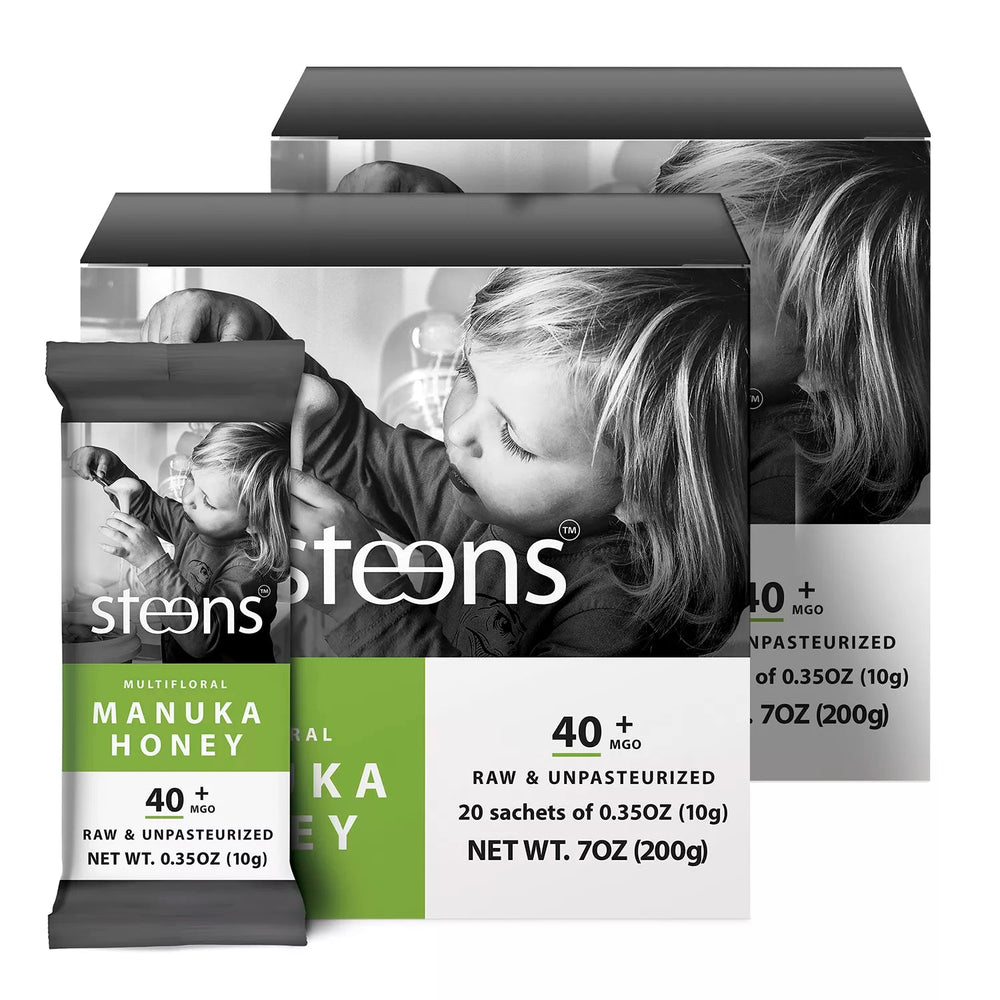 BUNDLE Pack MGO 40+ Raw Manuka Honey Sachets - 2 pack