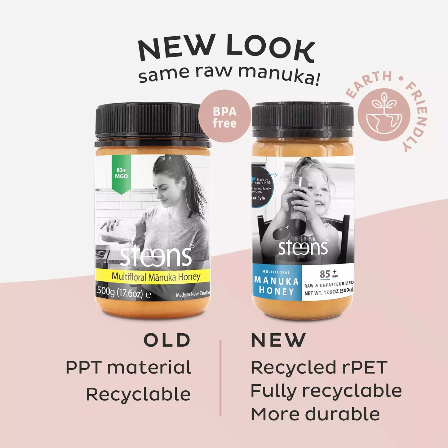 
                  
                    BUNDLE Pack Steens MGO 85+ Raw Manuka Honey 17.6oz - 2 Pack
                  
                