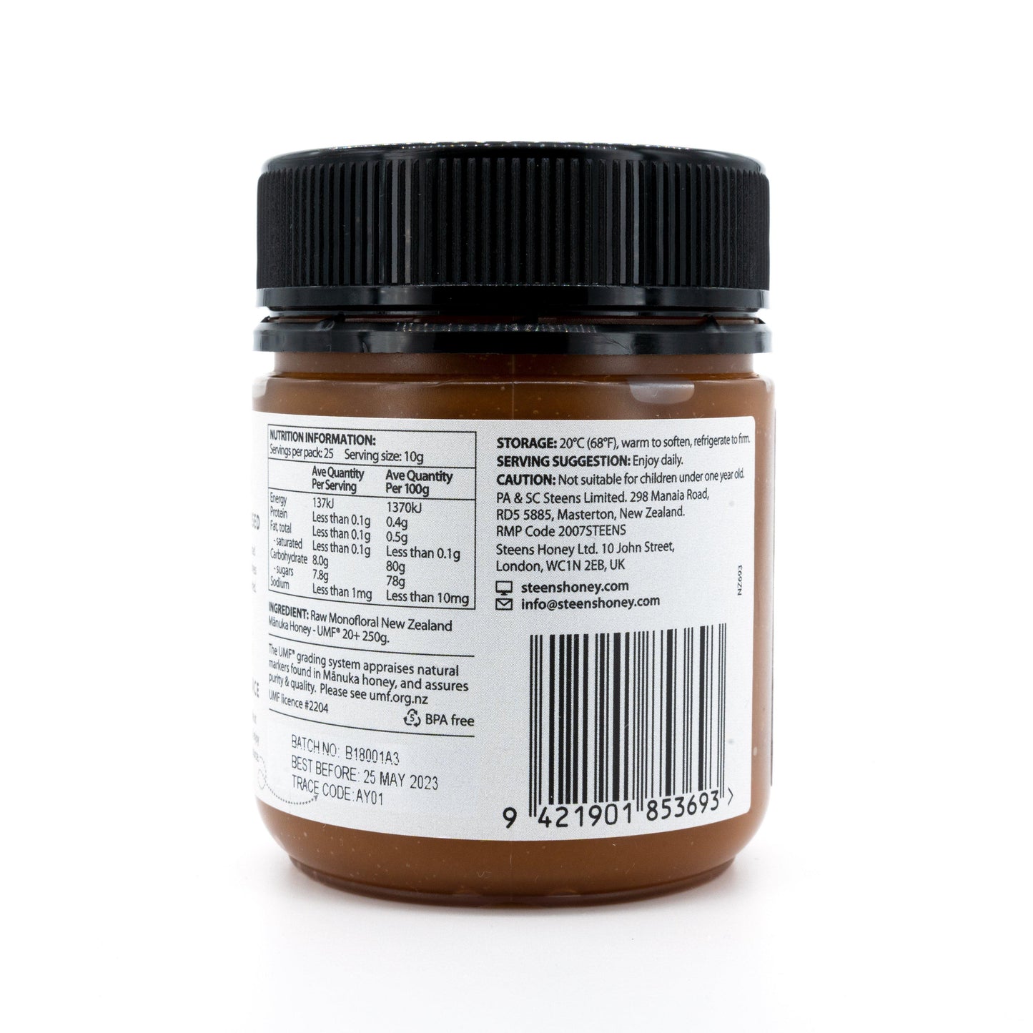 
                  
                    UMF 20+ (MGO 829) Raw Manuka Honey 7.9 oz
                  
                