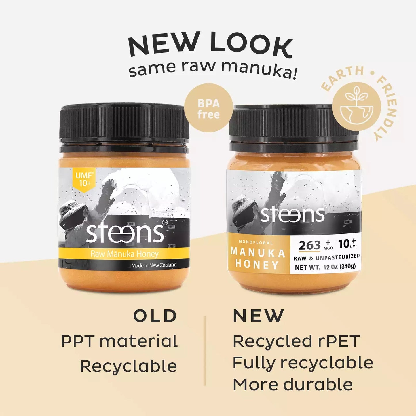 
                  
                    BUNDLE Pack Steens UMF 10+ (MGO 263) Raw Manuka Honey 12 oz - 3 Pack
                  
                