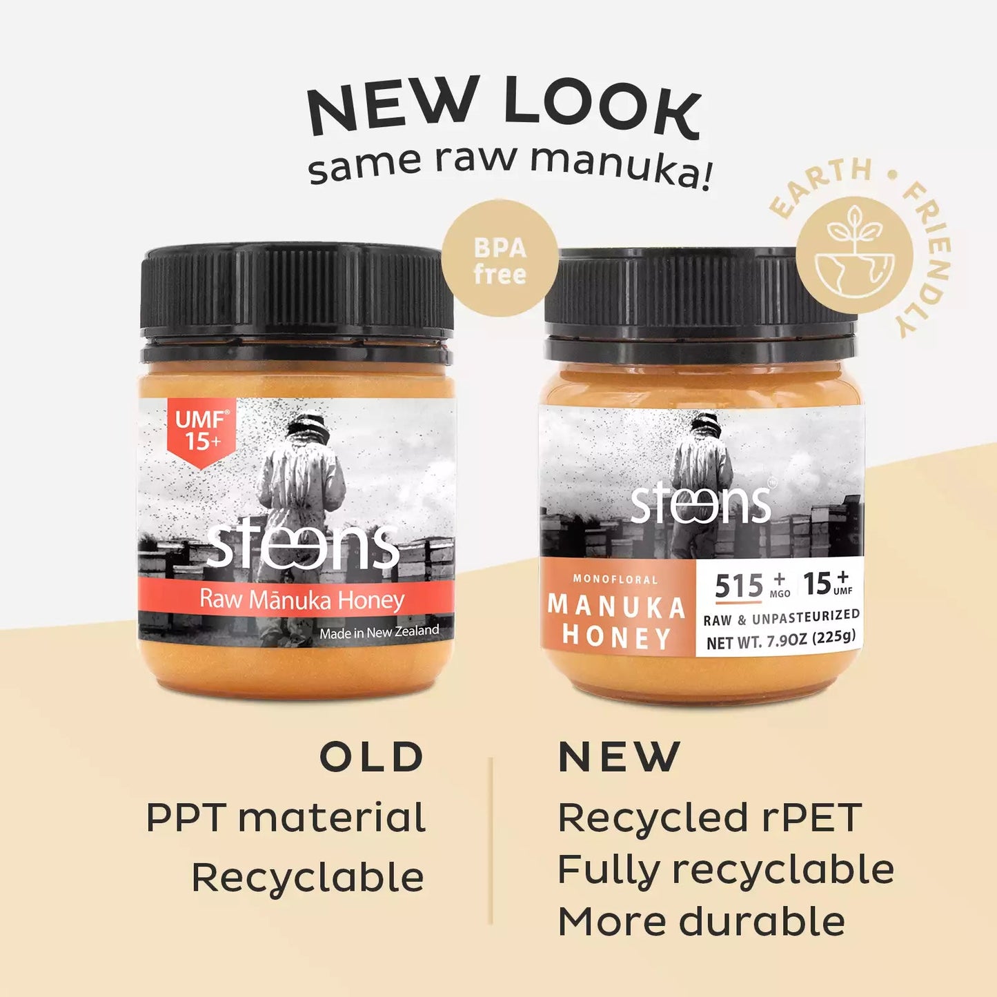 
                  
                    BUNDLE Pack Steens UMF 15+ (MGO 515) Raw Manuka Honey 7.9 oz - 4 Pack
                  
                